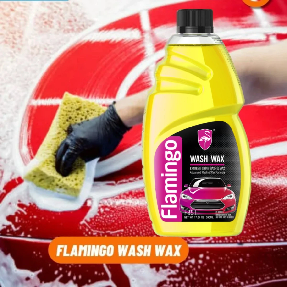 Flamingo Car Wash Wax 500ml - image 2