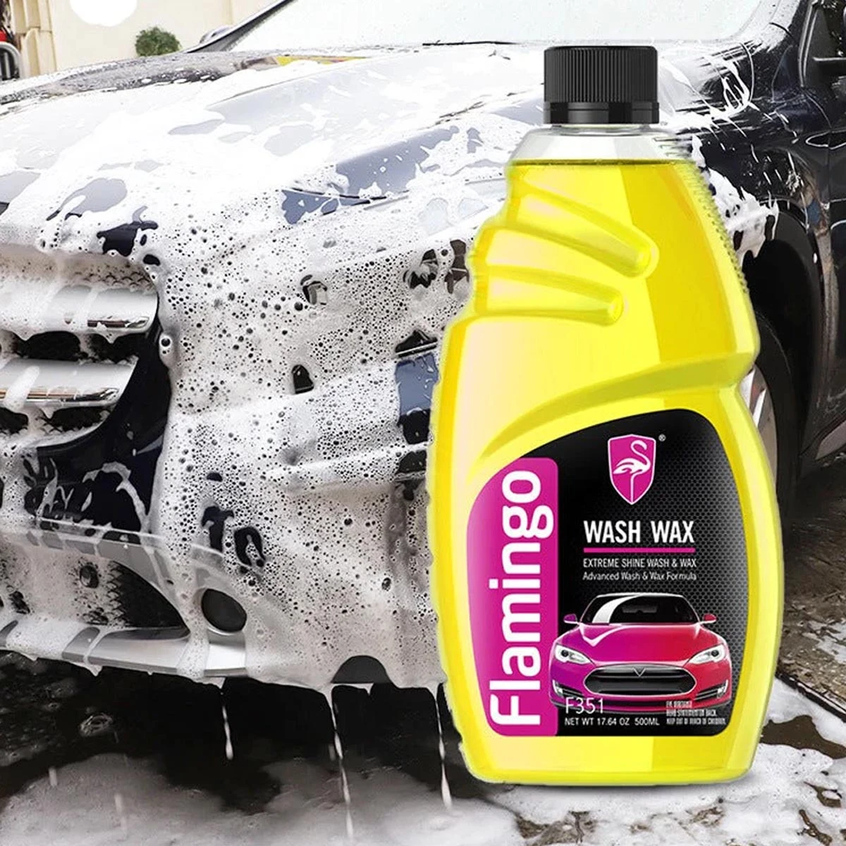 Flamingo Car Wash Wax 500ml - image 5