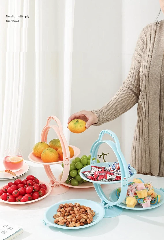 Generic Foldable Fruit Plate Candy Dish - image 4
