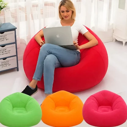 Generic Folding Portable Inflatable Sofa Chair with Air Pump