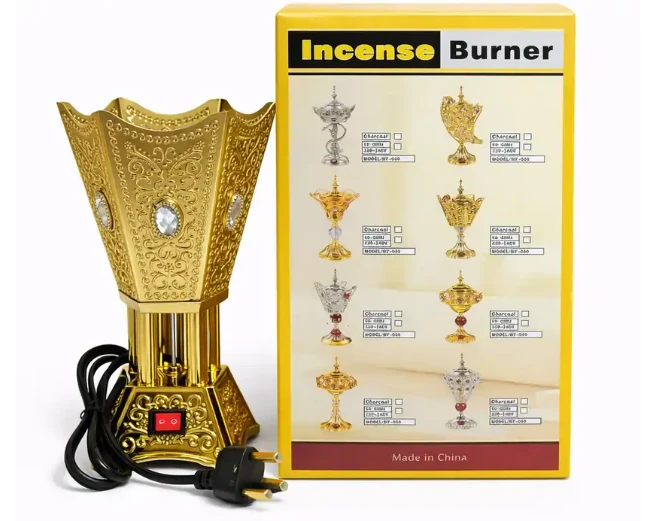 Golden Crown Luxury Electric Bakhoor Burner