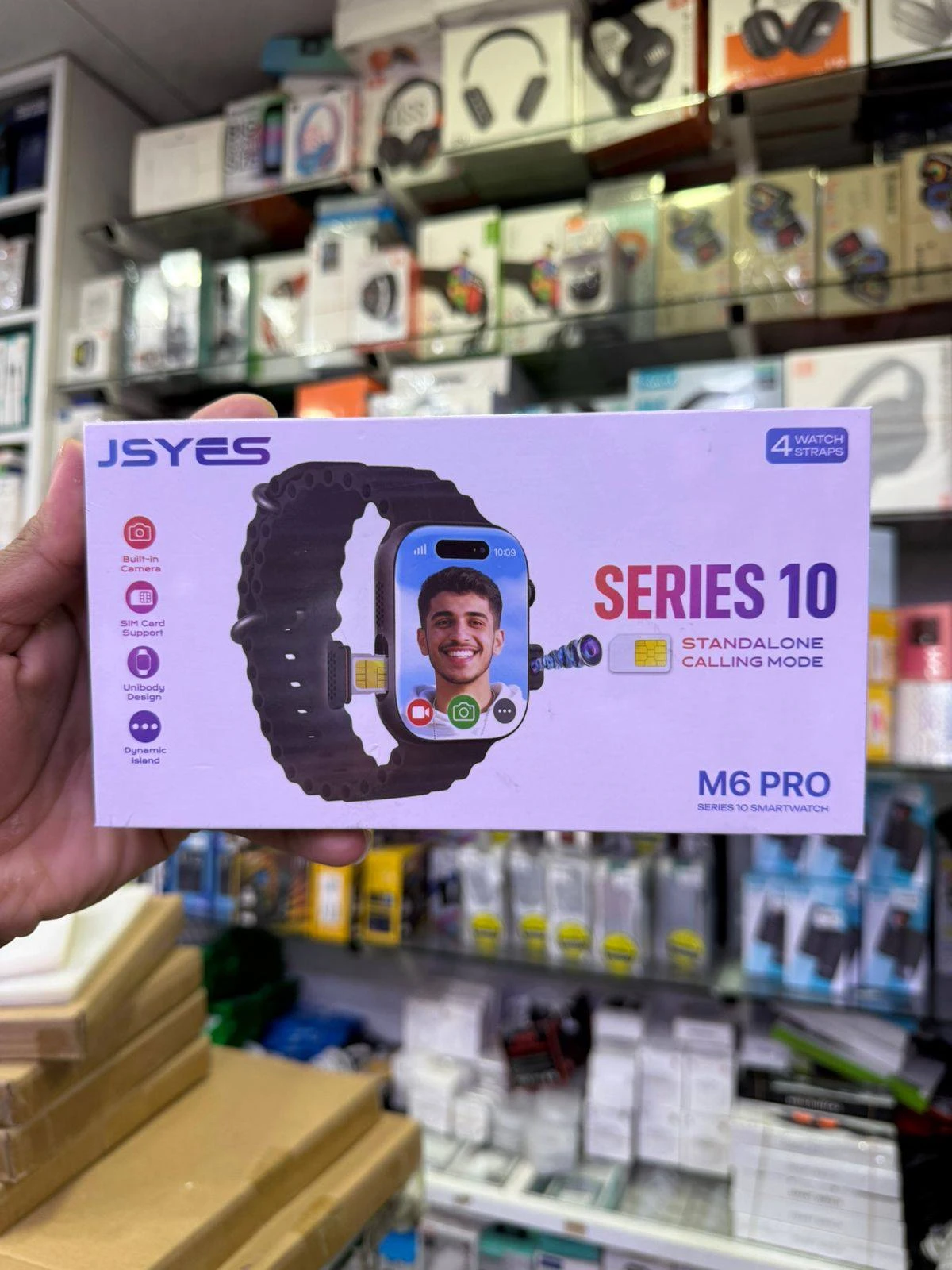 Jsyes M6 Pro Smartwatch with SIM/Call/Camera