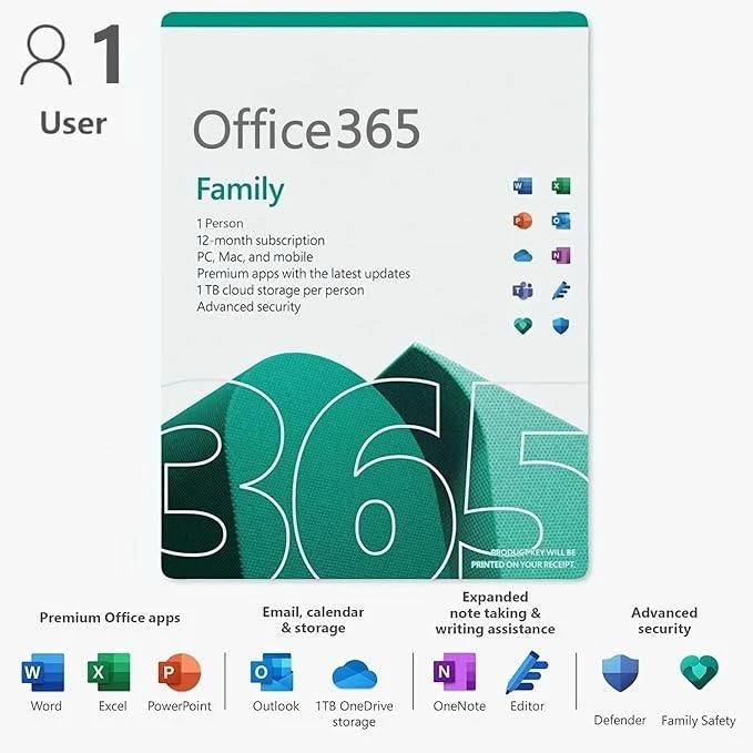 Microsoft 365 Family 12-Month Email Invitation