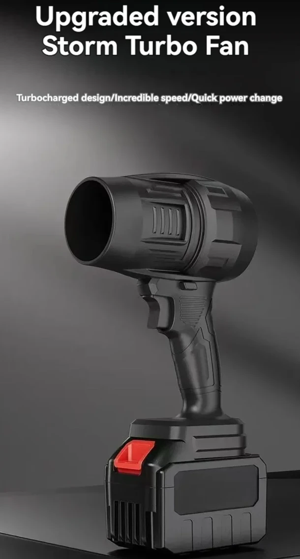 Mini Turbo Jet Fan Wireless Blower Stepless Speed - image 1