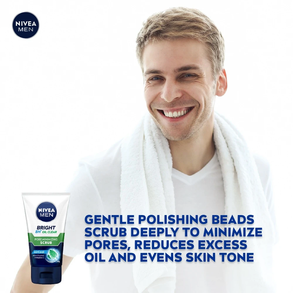 Nivea Men Bright Oil Clear Pore Minimizing Scrub - image 4