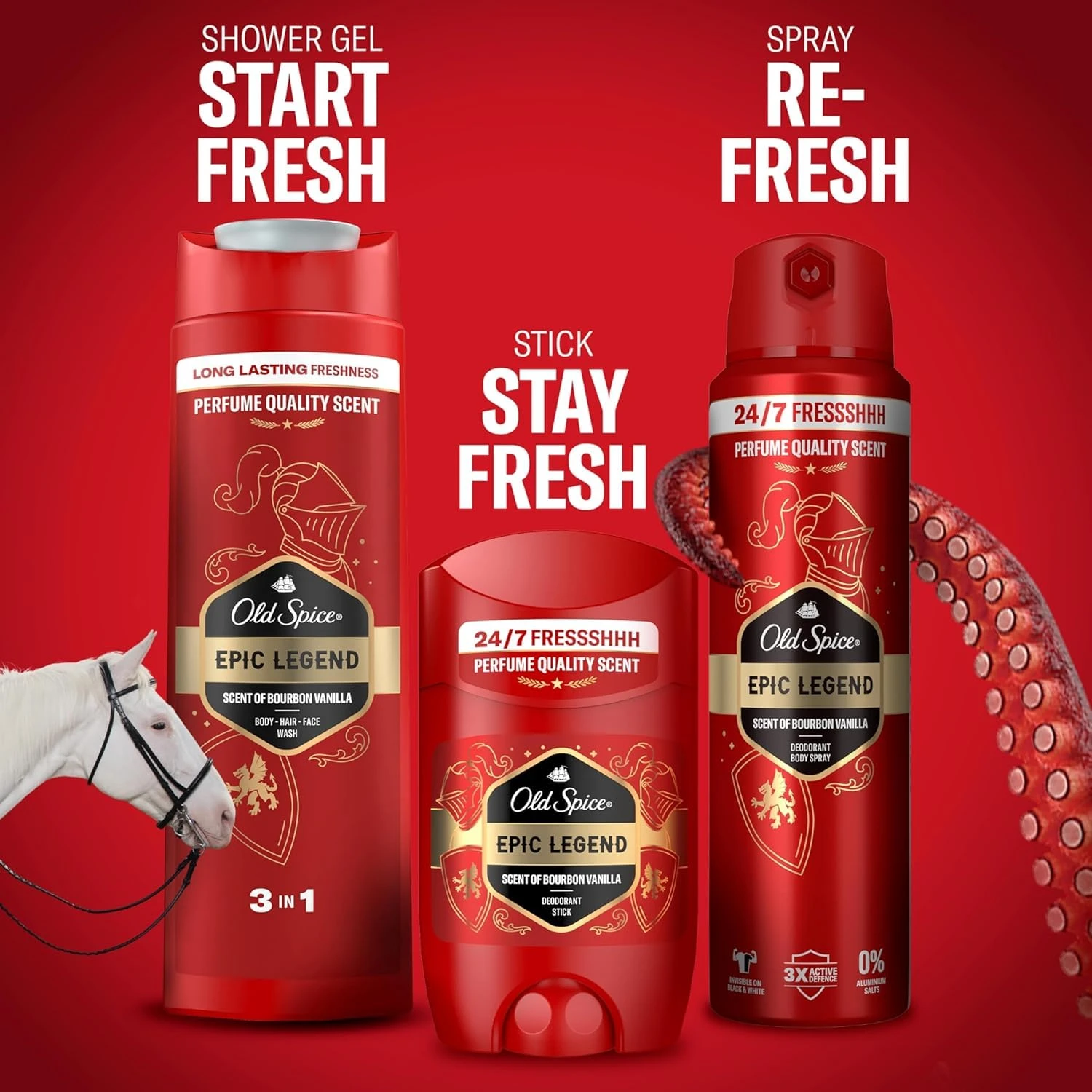 Old Spice Epic Legend Men's Deodorant Stick - image 5