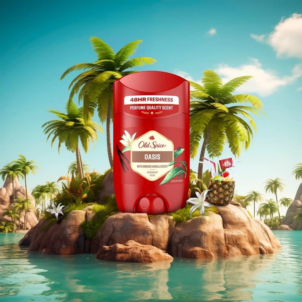OLD SPICE OASIS Men Deodorant Stick - image 2