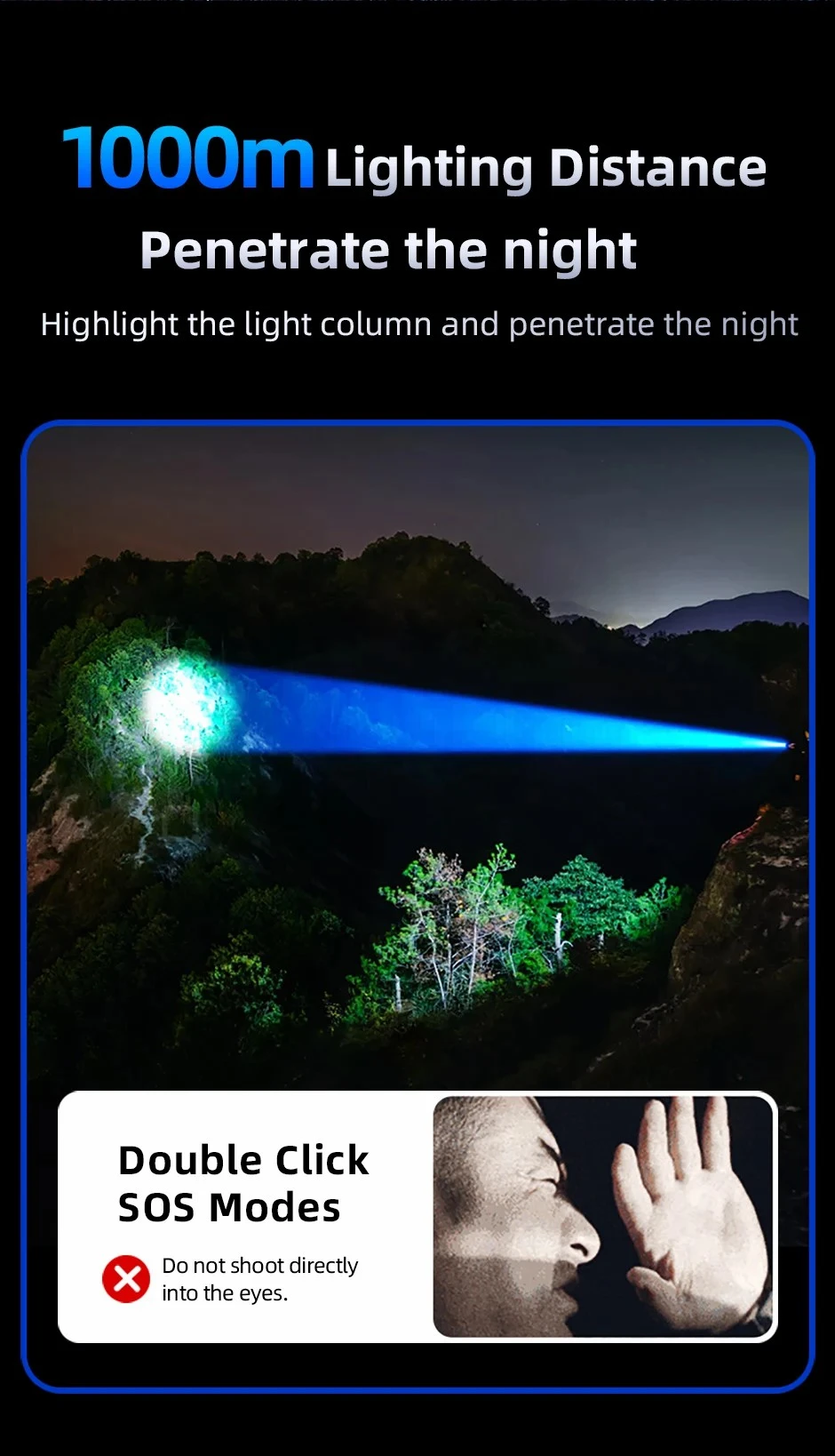 PHILIPS SFL 8168 Rechargable 1Km Flashlight - image 6