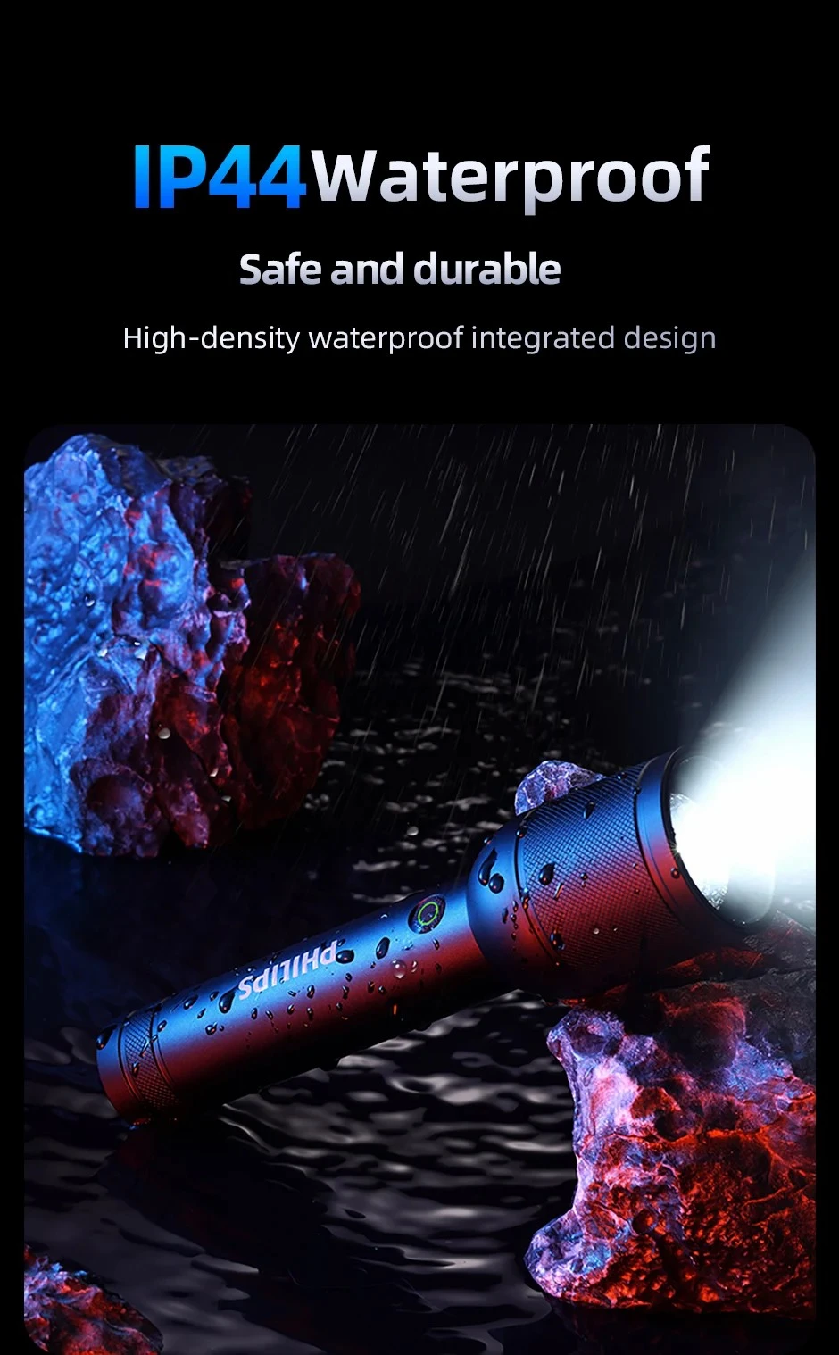 PHILIPS SFL 8168 Rechargable 1Km Flashlight - image 11