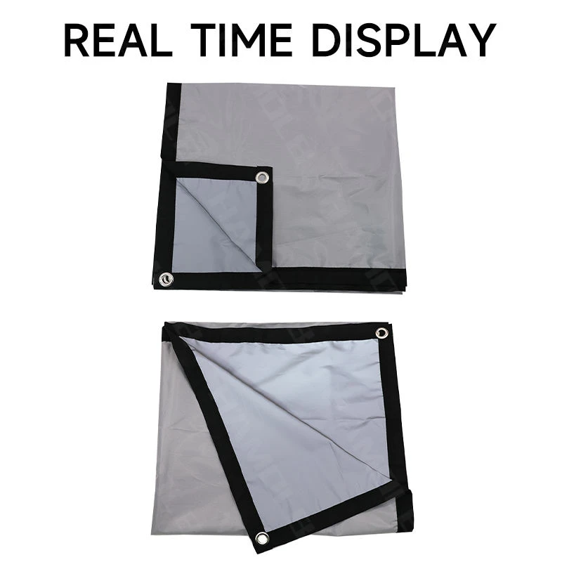 Generic Projector Screen Anti Light Fabric Cloth 133 inches - image 9