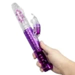 Rabbit rechargeable up and down rotate vibrate sex toy - image 4