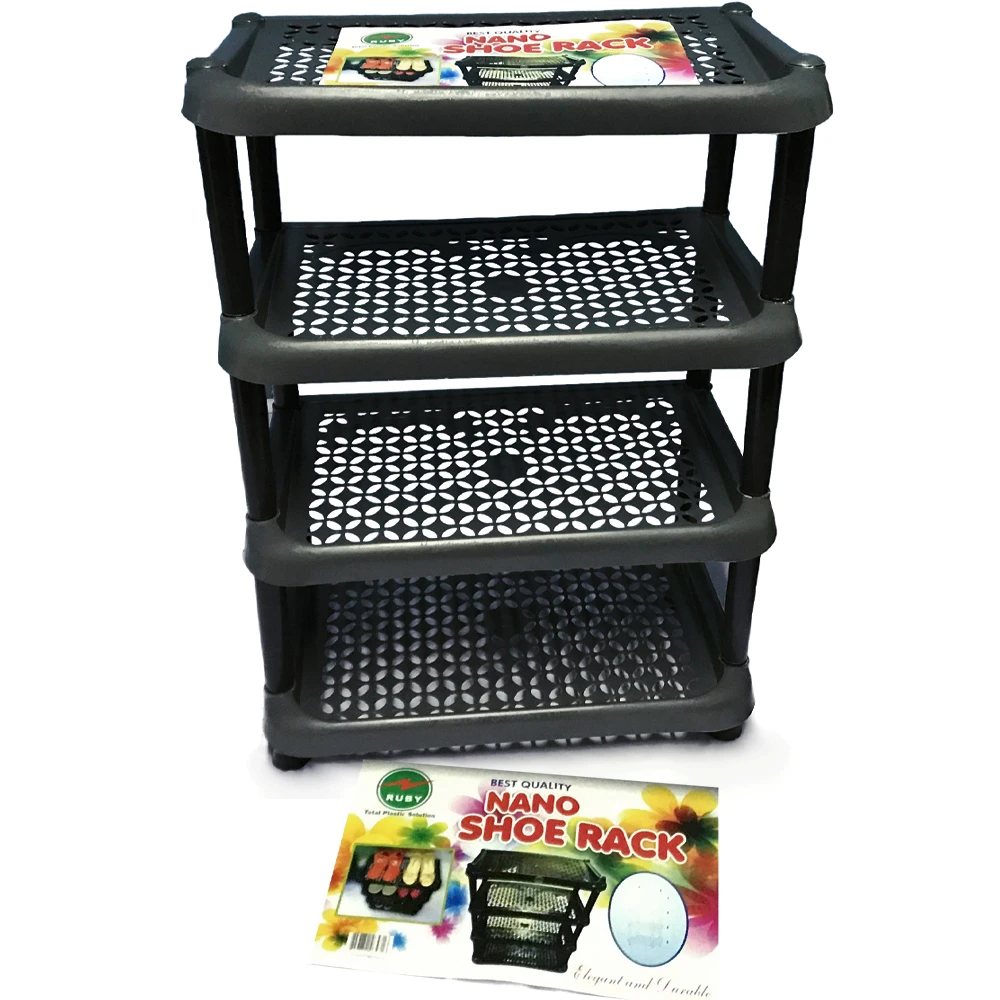 RUBY Shoe Rack 4 Layer Best Quality - image 3