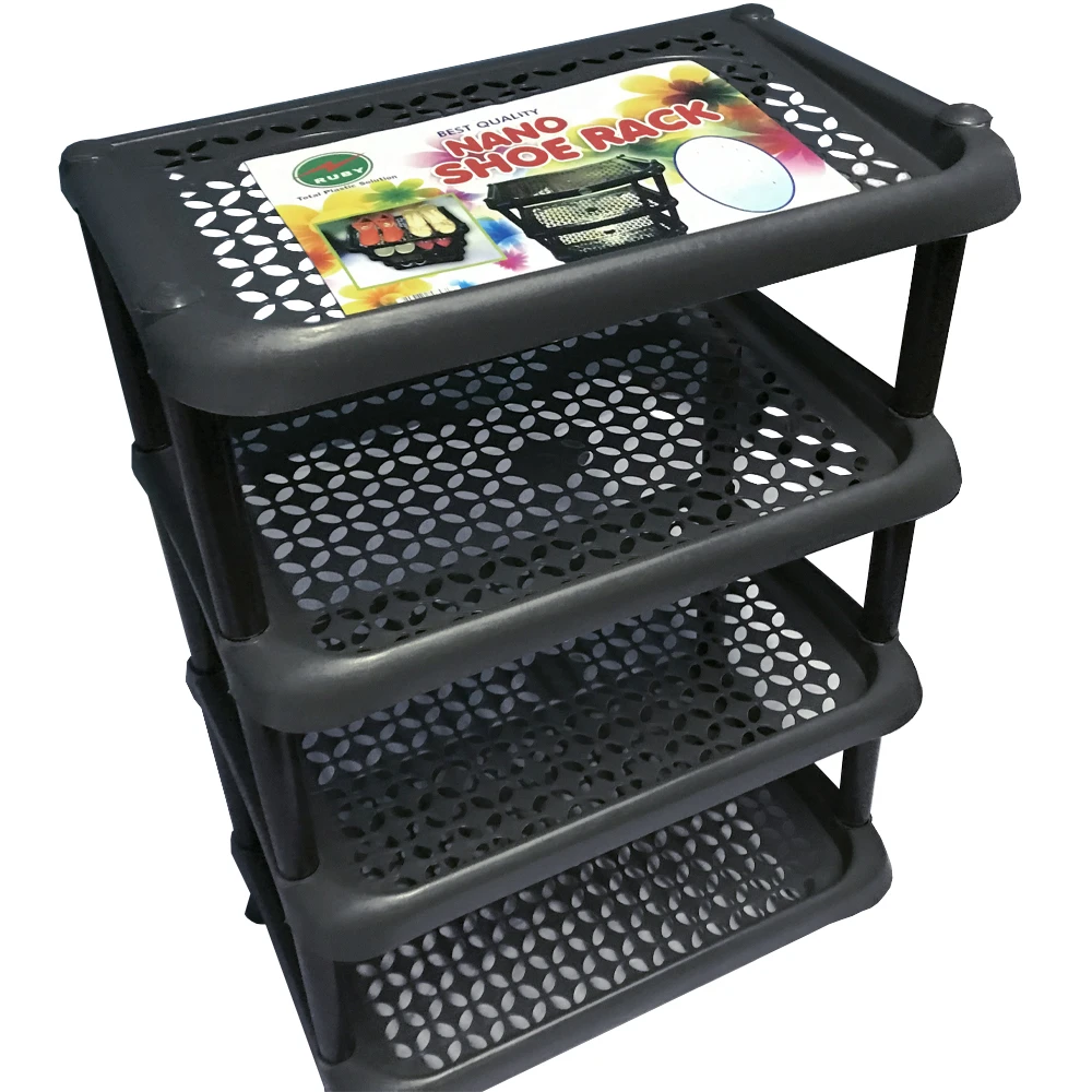 RUBY Shoe Rack 4 Layer Best Quality - image 4