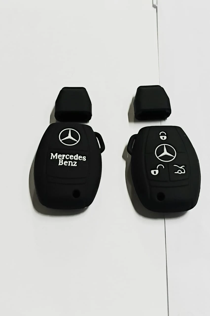 Mercedes Benz Silicone Car Remote Key Case Cover - image 4