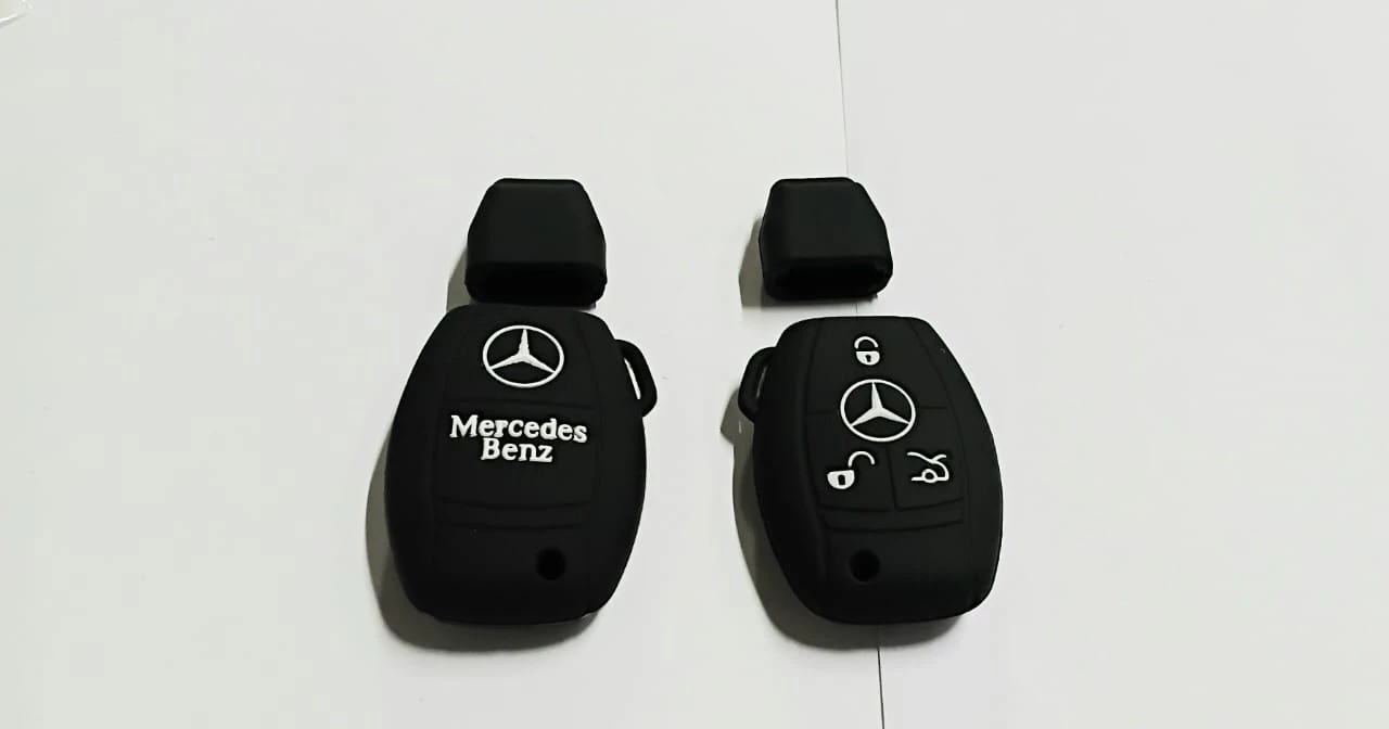 Mercedes Benz Silicone Car Remote Key Case Cover - image 5