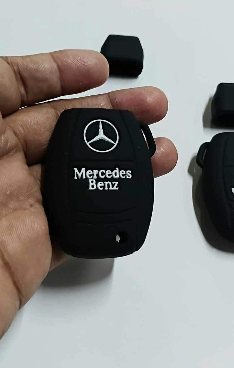 Mercedes Benz Silicone Car Remote Key Case Cover - image 3