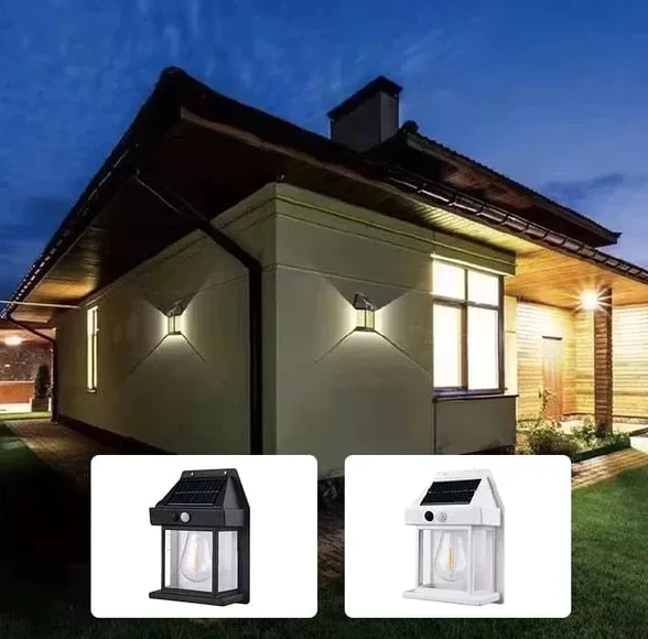 Generic Solar Tungsten Led Wall Light Motion Sensor IP65 Waterproof - image 3