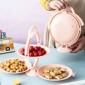Generic Foldable Fruit Plate Candy Dish