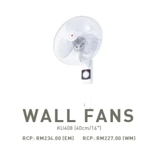 KDK Wall Fan KU408 /KIPAS DINDING 16