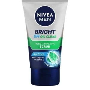 Nivea Men Bright Oil Clear Pore Minimizing Scrub