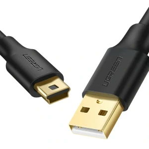 UGREEN USB 2.0 A-Male to Mini-5-Pin Male Cable 1.5 m Black