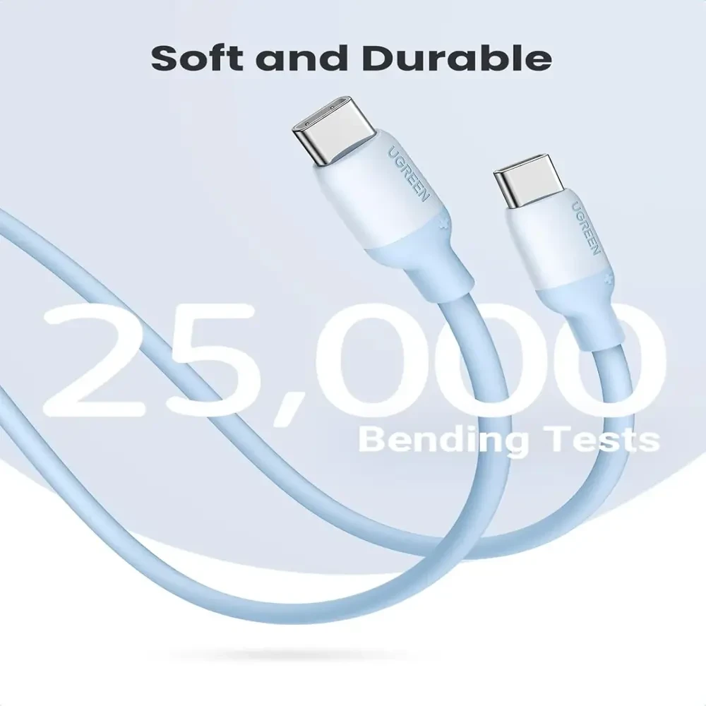 UGREEN USB-C to USB-C PD Fast Charging Cable 1m (Blue) - image 3