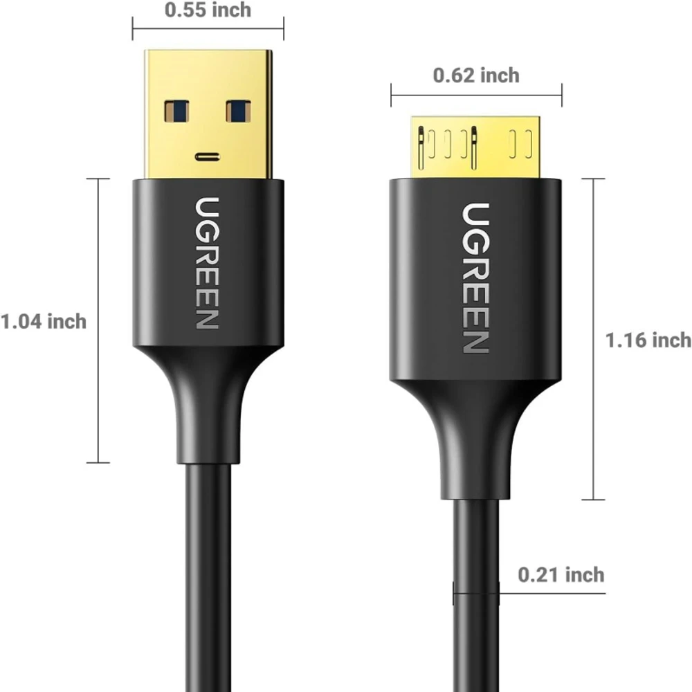 UGREEN USB 3.0 A Male to Micro USB 3.0 High-Speed Data - image 2
