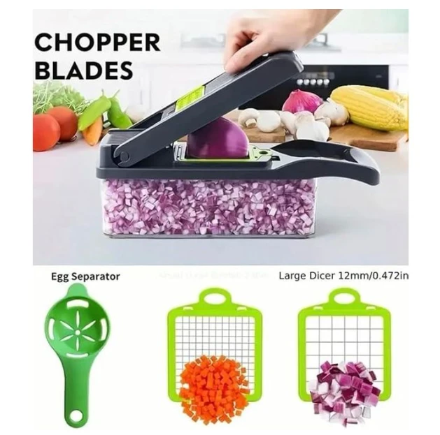 Generic 16-in-1 Multi-function Veggie Chopper - image 3