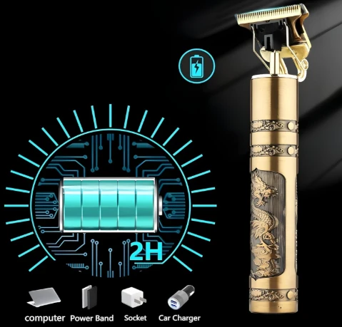 Vintage T9 Golden Trimmer For Men - image 5