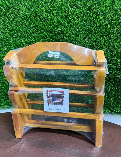 Generic Wooden Bangle Stand with 6 Bars - image 2