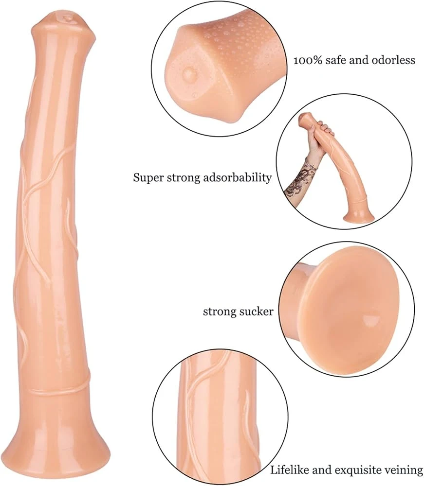 Faak 16 inch Long Anal Dildo Strong Suction Cup - image 9