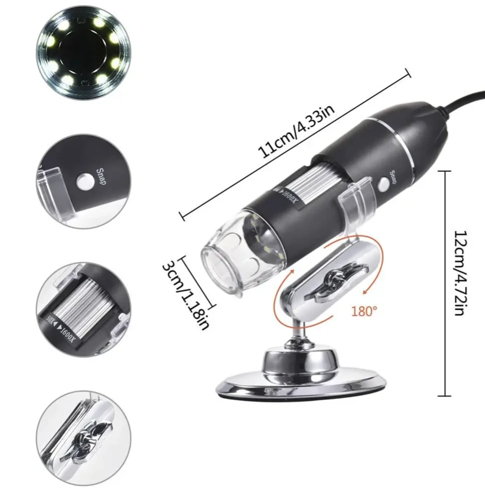 Generic 1600X Digital Microscope Camera - image 7