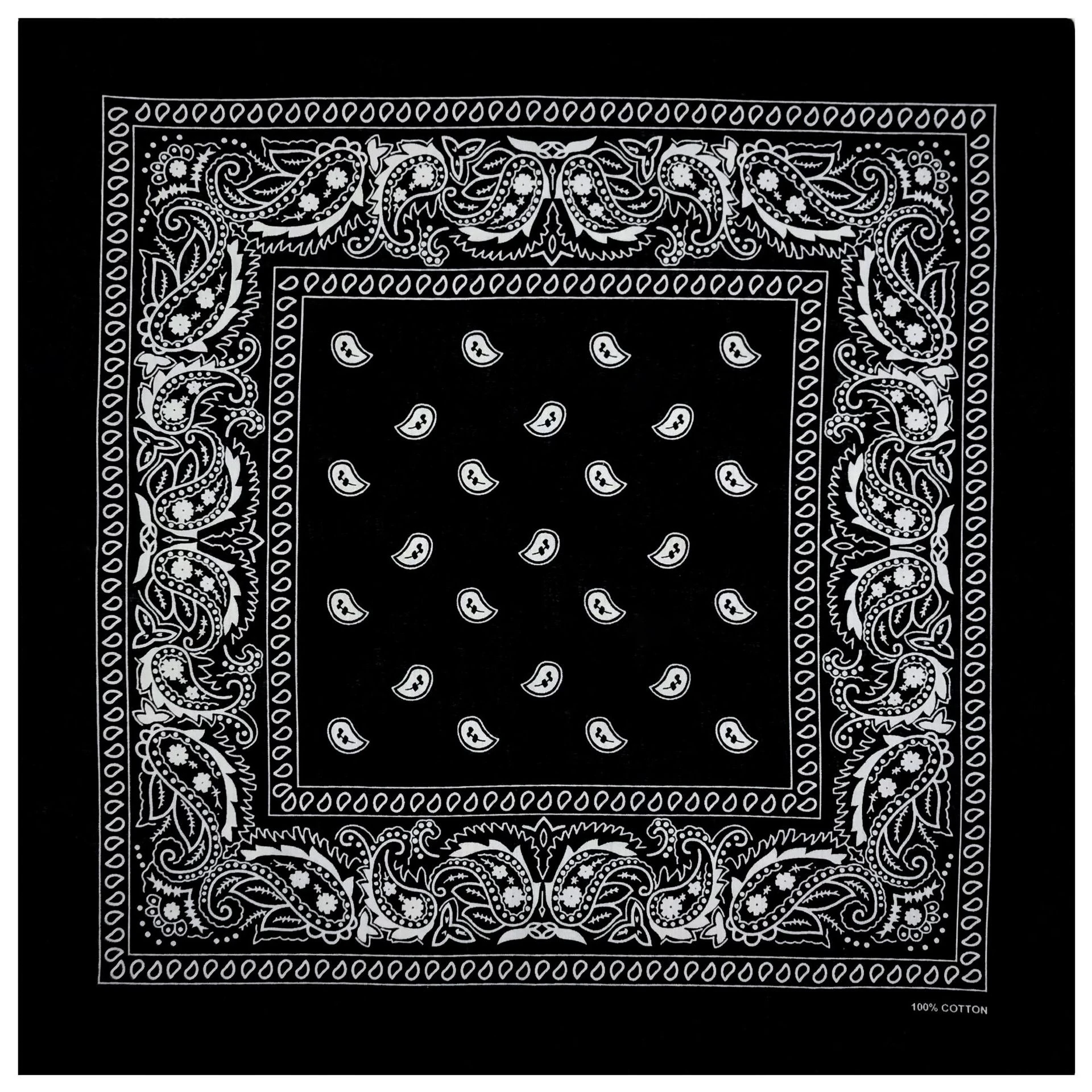 2026 Fashion Cotton Bandana Square Scarf 55cm*55cm Size - image 3