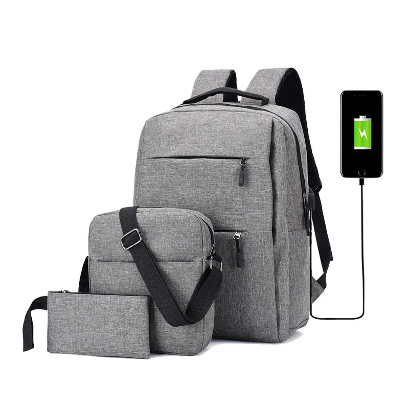Generic 3pcs Backpack Set Laptop Shoulder Bag - image 3