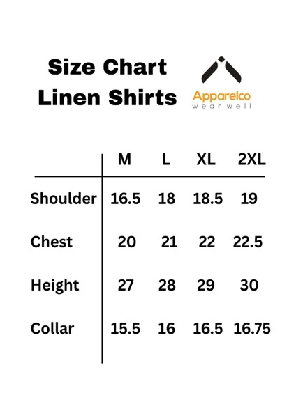 Apparelco Cotton Linen Shirts Regular Collar - image 7