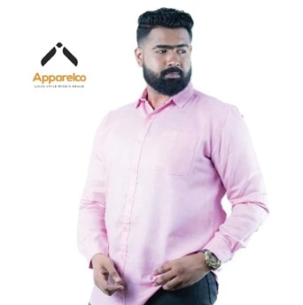 Apparelco Long Sleeve Linen Shirts Enzyme Washed - image 5