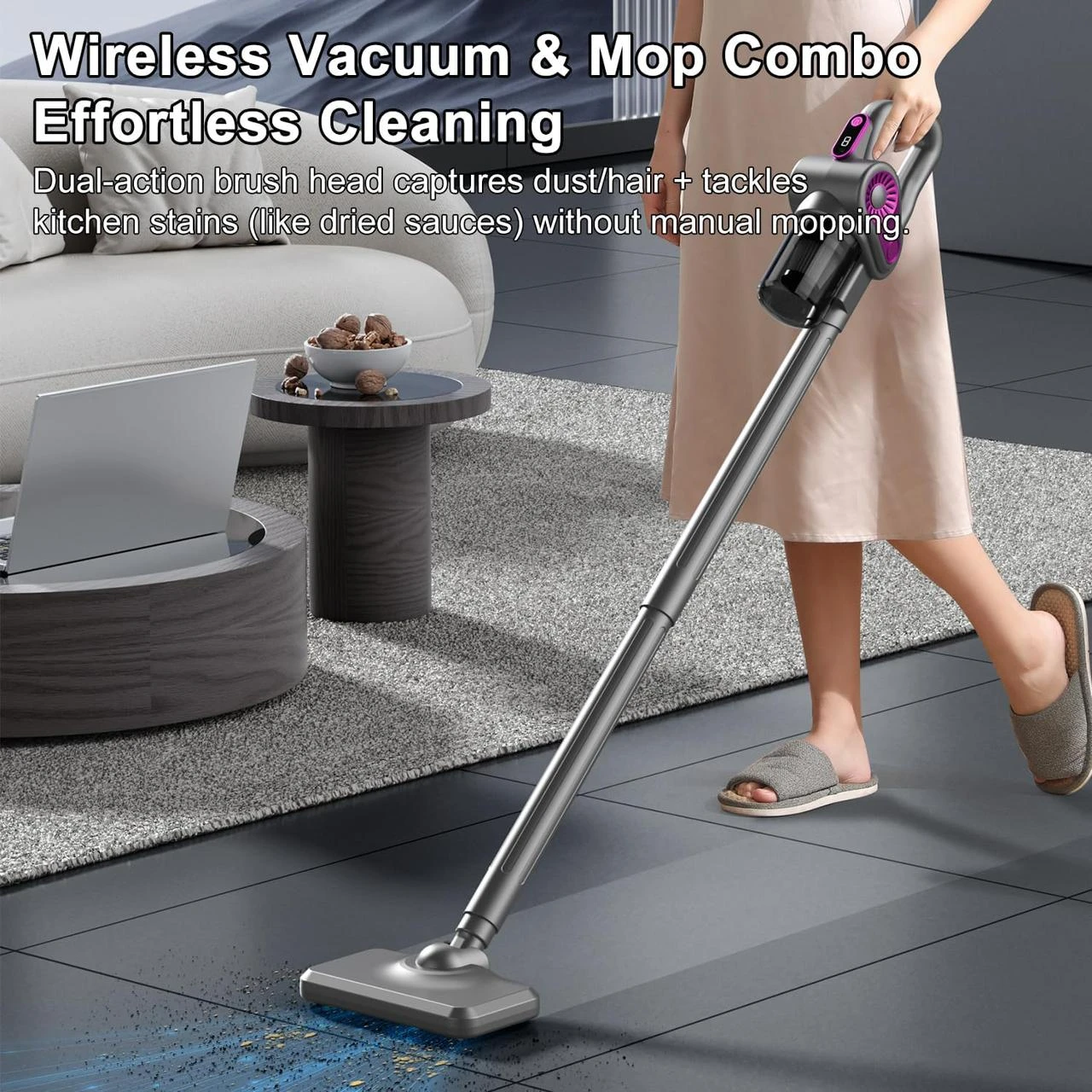 Generic Cordless Vacuum Cleaner 4-in-1 UV Mite Removal 10000pa - image 3