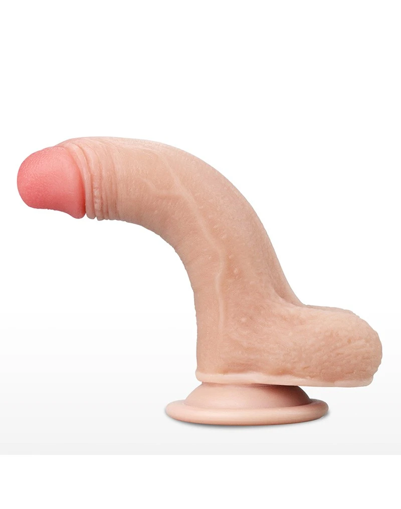 Generic Realistic Dildo Dual Layer Movable Foreskin - image 13