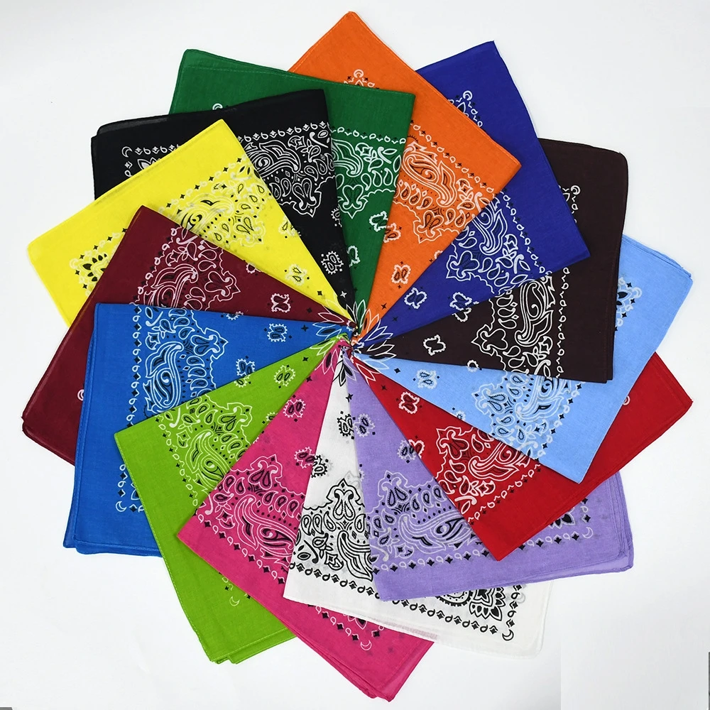 Fashion Bandana Scarf 100% Cotton, 55cm - image 4