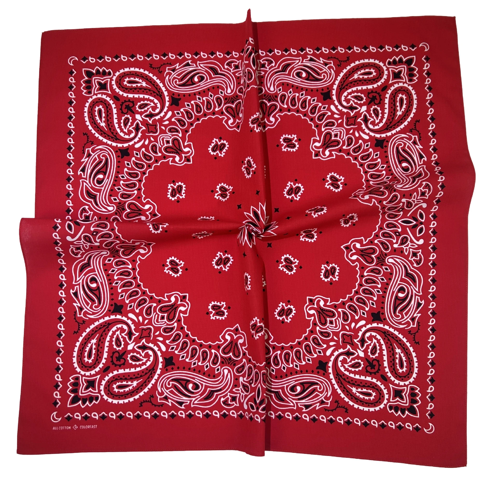 Fashion Bandana Scarf 100% Cotton, 55cm - image 2