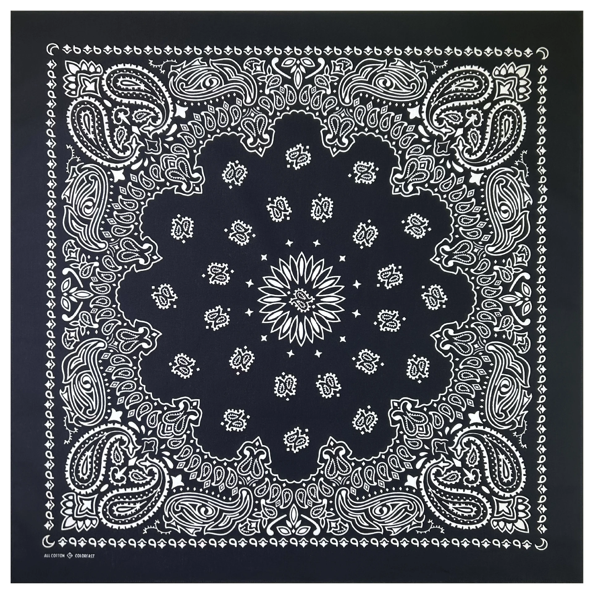 Fashion Bandana Scarf 100% Cotton, 55cm