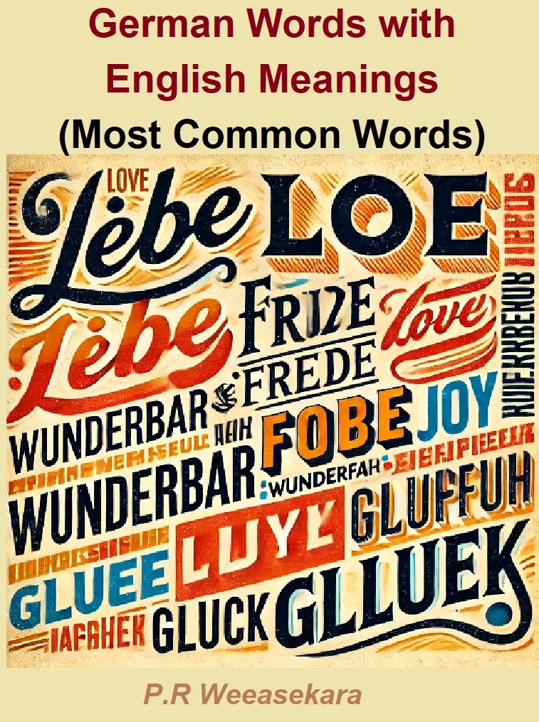Generic German English Ebook Vocabulary Learning