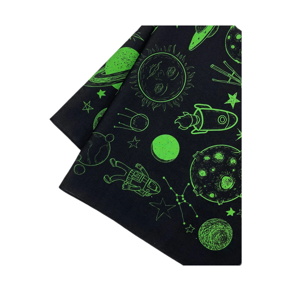 Generic Bandana Glow-in-the-Dark Space Green - image 3