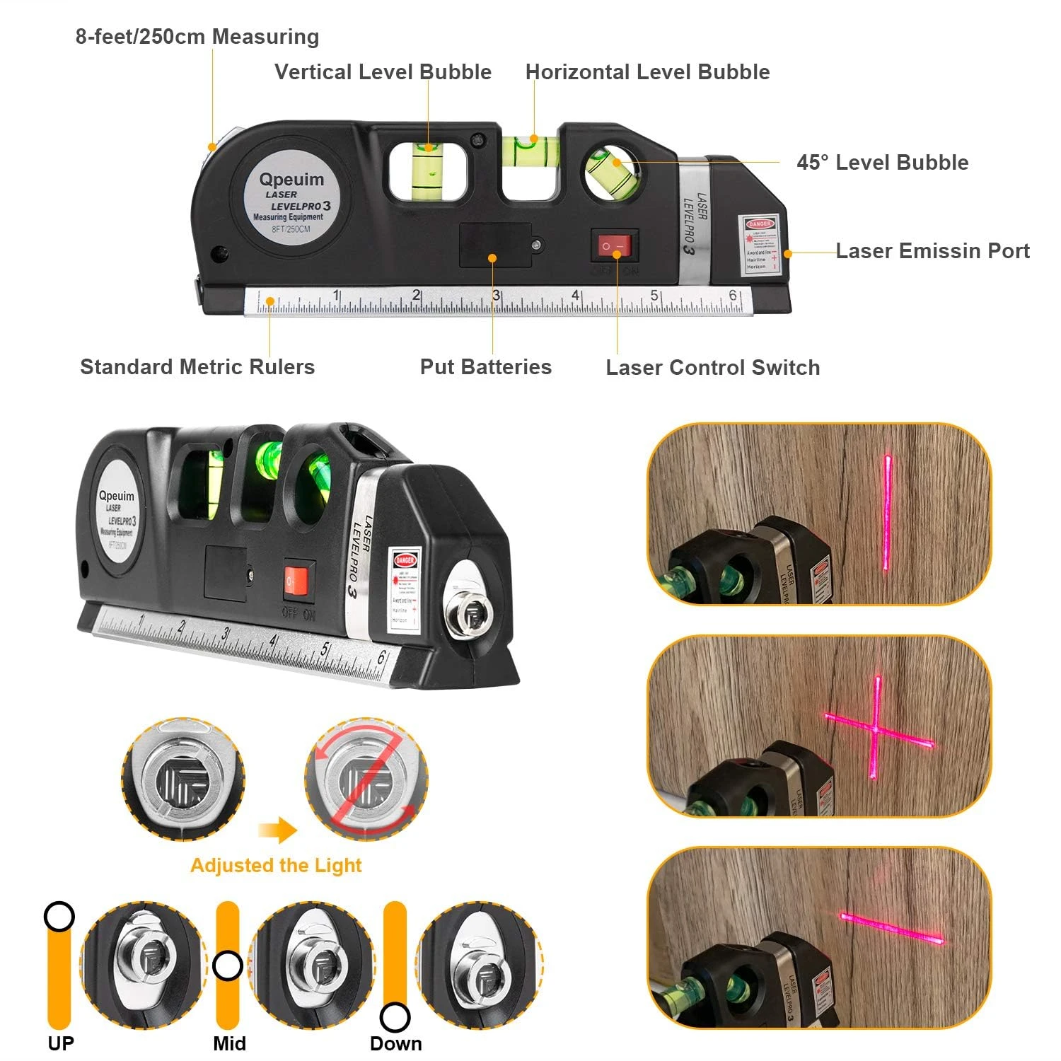 Generic Multipurpose Laser Level Line Tool - image 2