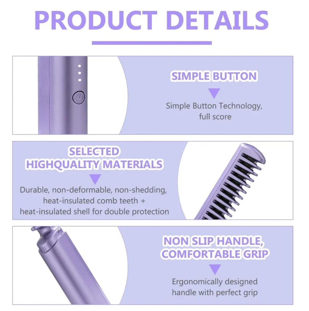 Generic Mobile Heat Comb Rechargeable - image 7