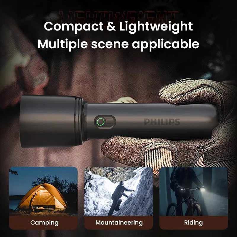 Philips SFL1403 Rechargeable LED Torch with Zoom - image 4