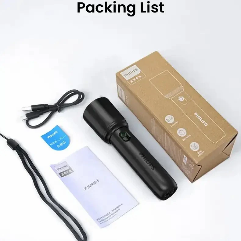 Philips SFL1403 Rechargeable LED Torch with Zoom - image 8