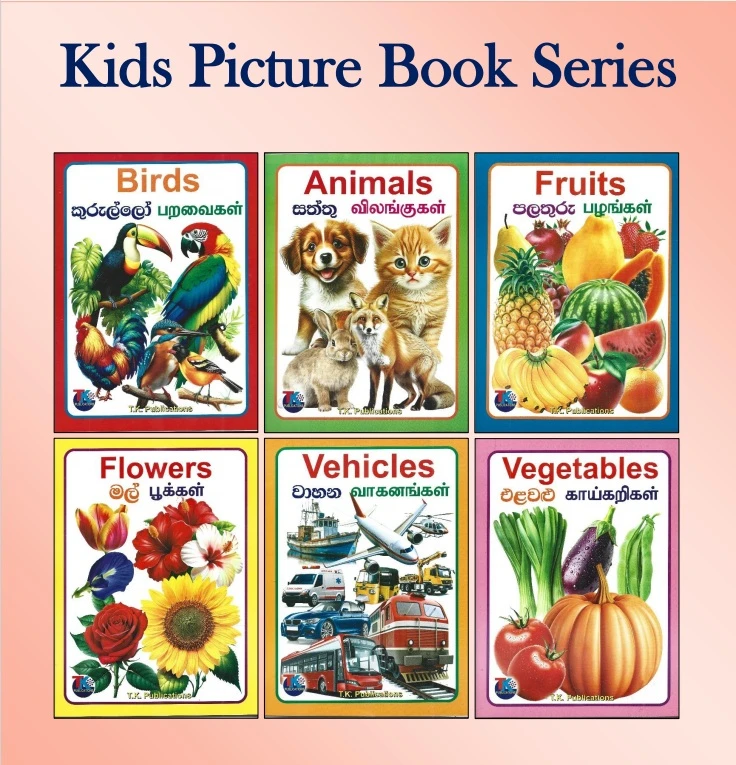 Generic Picture Books Series Trilingual Educational