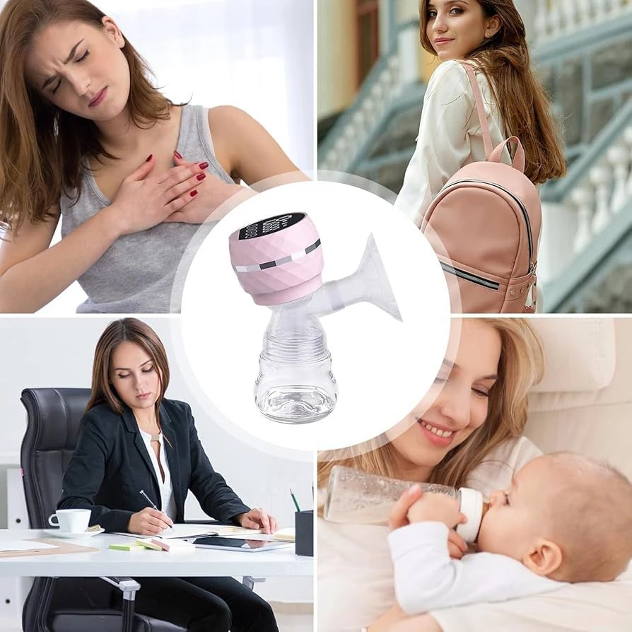 Generic Portable Electric Breast Pump 3 Modes 9 Levels - image 2
