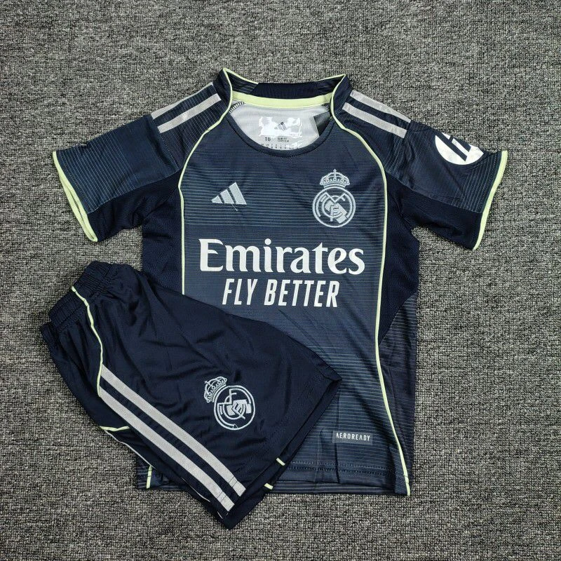 Adidas Real Madrid Away 25/26 Full Set Embroided Badges
